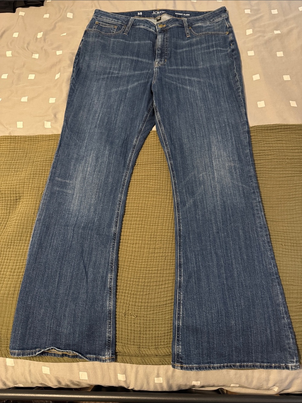 J. Crew Women's Medium Blue Flare Jeans